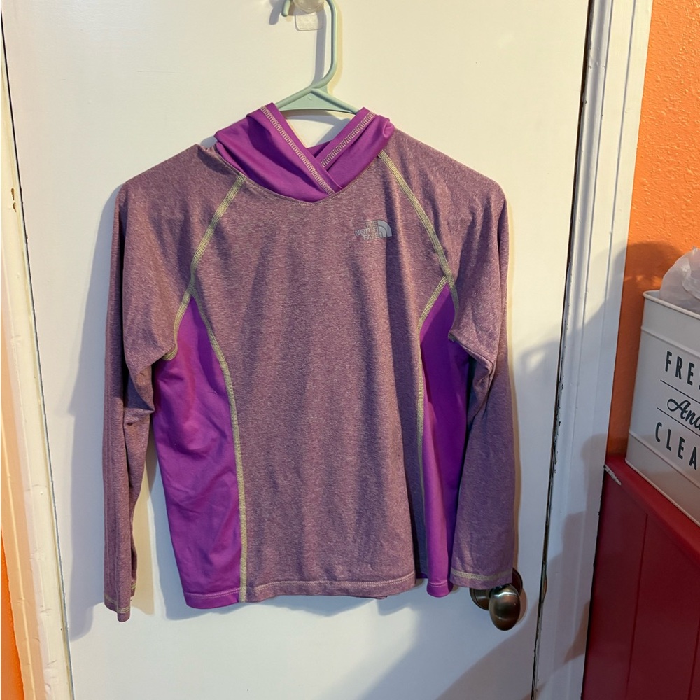 The North Face Purple and Pink Hoodie